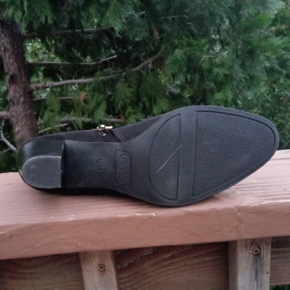 Sam Edelman lack faux suede boots sz 8 1/2 - Picture 11 of 14